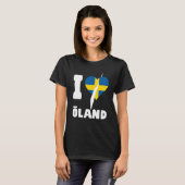 I LOVE ÖLAND Sweden T-Shirt (Vorne ganz)