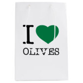 I LOVE OLIVES MITTLERE GESCHENKTÜTE (Vorderseite)