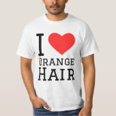 I love orange hair T-Shirt (Vorderseite)