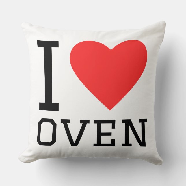 I love oven kissen (Vorderseite)