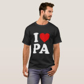 I Love Pa He Pennsylvania T-Shirt (Vorne ganz)