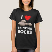 I Love Painting Rocks Heart Rock Kindness Paint Hi T-Shirt (Vorderseite)