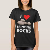 I Love Painting Rocks Heart Rock Kindness Paint Hi T-Shirt (Vorderseite)