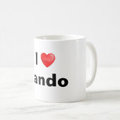 I love Pando Kaffeetasse (VorderseiteRechts)