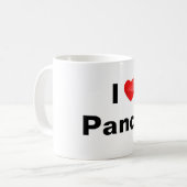I love Pando Kaffeetasse (Vorderseite Links)