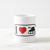 I Love Panzer - Tasse (Mittel)