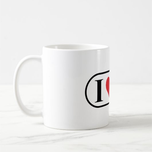 I Love Panzer - Tasse (Links)