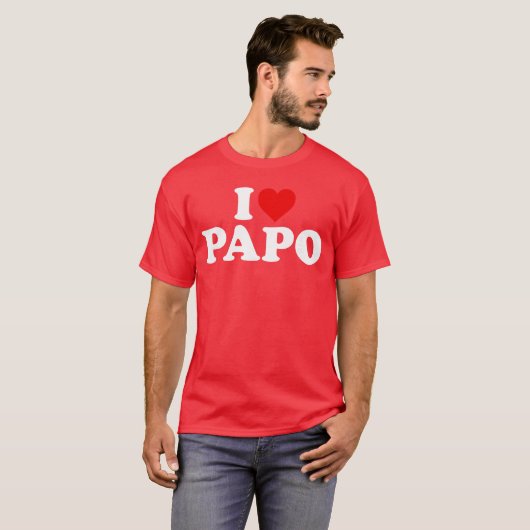 I Love Papo friends T-Shirt (Vorne ganz)