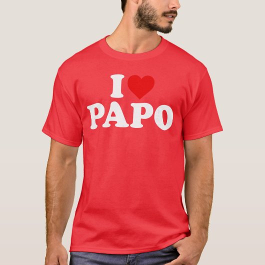 I Love Papo friends T-Shirt (Vorderseite)