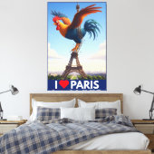 I Love Paris Leinwanddruck (Insitu (Schlafzimmer))