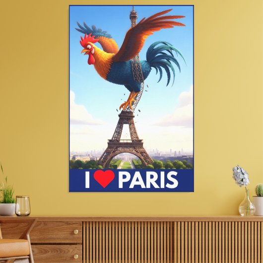 I Love Paris Leinwanddruck (Insitu (Wohnzimmer))