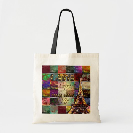 I Love Paris - Printed Bag Tragetasche (Vorne)