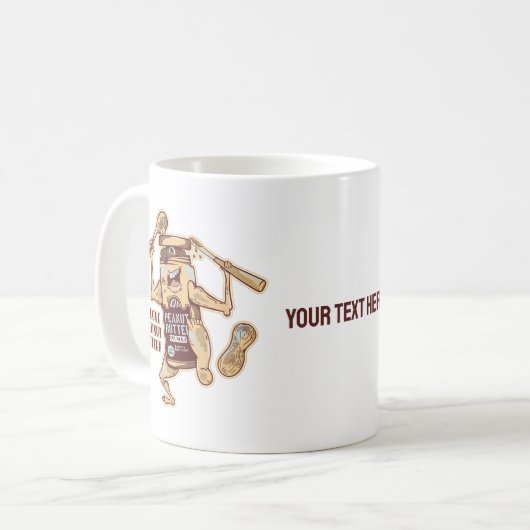 I LOVE PEANUT BUTTER KAFFEETASSE (Vorderseite Links)