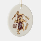 I LOVE PEANUT BUTTER KERAMIK ORNAMENT (Rechts)