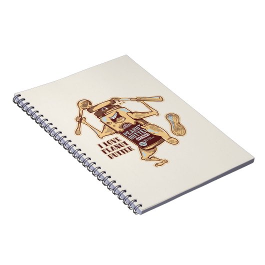 I LOVE PEANUT BUTTER NOTIZBLOCK (Rechte Seite)