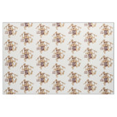 I LOVE PEANUT BUTTER STOFF (Fat Quarter (45,7 x 55,9 cm))