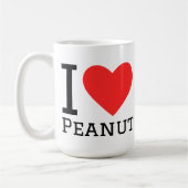 I love peanut kaffeetasse (Links)