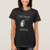 I Love Penguins And my bed Penguin For Kids T-Shirt (Vorderseite)