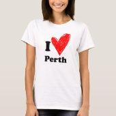 I love Perth T-Shirt (Vorderseite)
