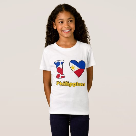 I love Philippines T-Shirt (Vorne ganz)