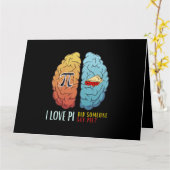 I Love Pi Did Someone Say Pie  Karte (Gelbe Blume)