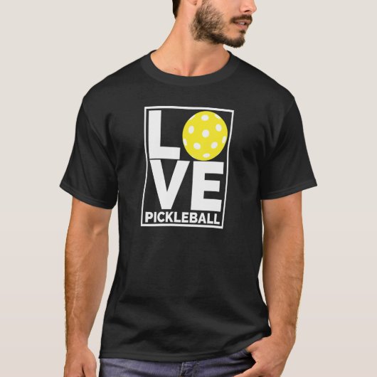 I Love Pickleball    Do You T-Shirt (Vorderseite)