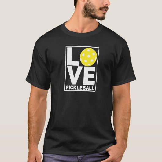I Love Pickleball  Do You T-Shirt (Vorderseite)