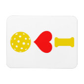 I love pickleball magnet (Horizontal)