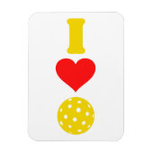 I love pickleball magnet (Vertikal)