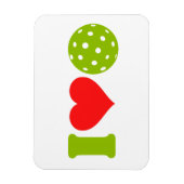 I love pickleball magnet (Vertikal)