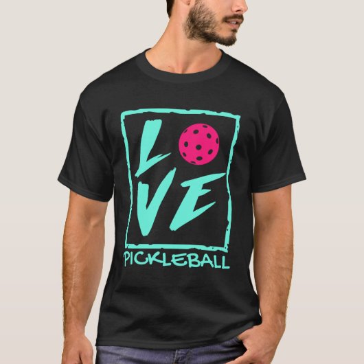 I Love Pickleball Pickle Ball Player Pickleball T-Shirt (Vorderseite)