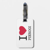 I LOVE PIEROGI GEPÄCKANHÄNGER (Rückseite vertikal)