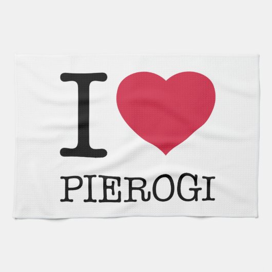 I LOVE PIEROGI GESCHIRRTUCH (Horizontal)