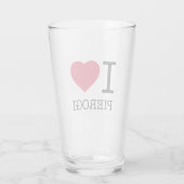 I LOVE PIEROGI GLAS (Rückseite)