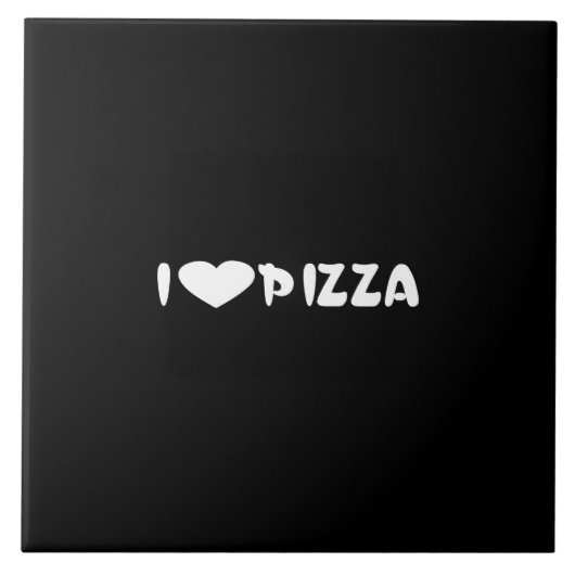 i love pizza fliese (Vorderseite)