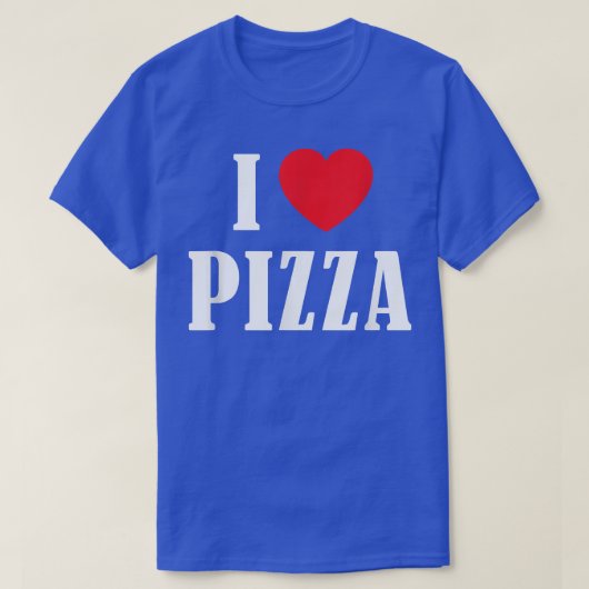 I Love Pizza Heart Funny 2031280 T-Shirt (Design vorne)