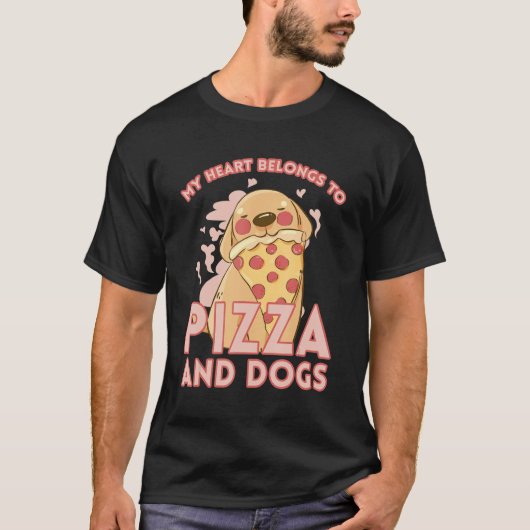 I Love Pizza Heart Valentines Day_3 T-Shirt (Vorderseite)