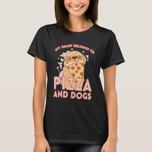 I Love Pizza Heart Valentines Day_3 T-Shirt (Vorderseite)