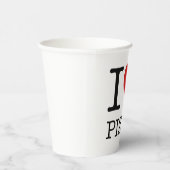 I LOVE PIZZA PAPPBECHER (Rechts)