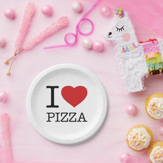 I LOVE PIZZA PAPPTELLER (Party)