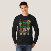 I love plants Many Pots T-Shirt (Vorne ganz)