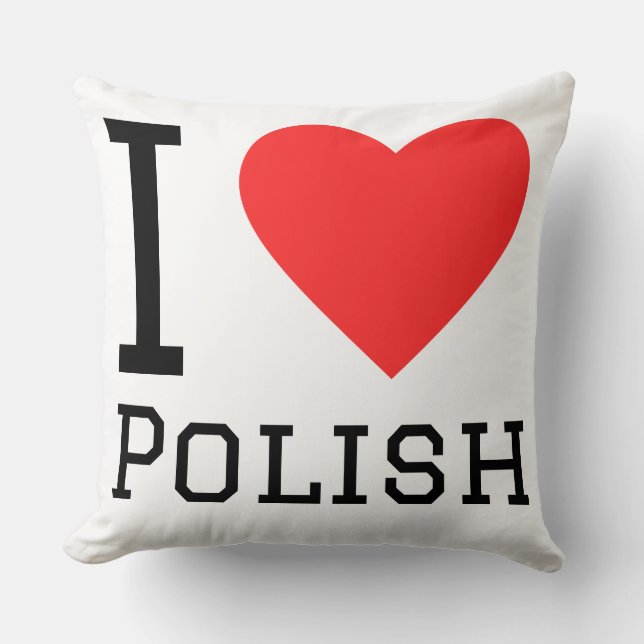 I love polish kissen (Vorderseite)