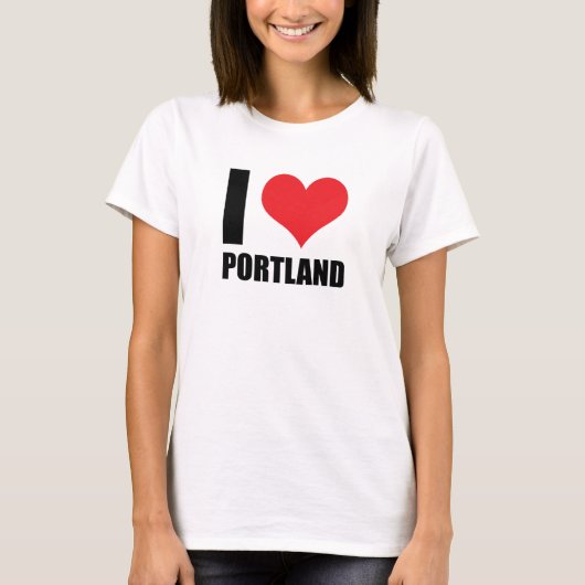I love Portland T-Shirt (Vorderseite)