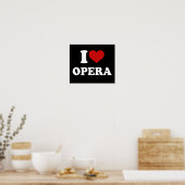 I Love Poster (Küche)