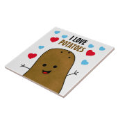I Love Potatoes Fliese (Seite)