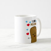 I Love Potatoes Kaffeetasse (VorderseiteRechts)