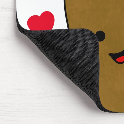 I Love Potatoes Mousepad (Ecke)
