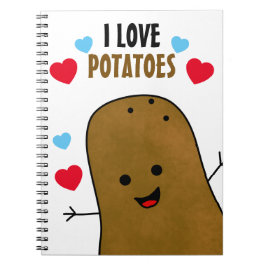 I Love Potatoes Notizblock