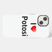 I love Potosi iPhone Hülle (Rückseite (Horizontal))