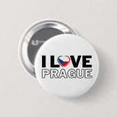 I LOVE PRAG - For real Praguers! Button (Vorne & Hinten)
